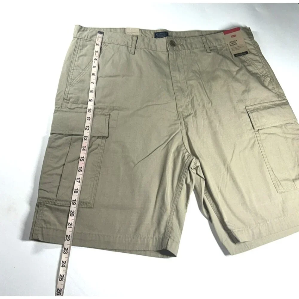 Levi's‎ Men's Carrier Cargo Shorts Size 40 Khaki Utility Casual True Chino NWT